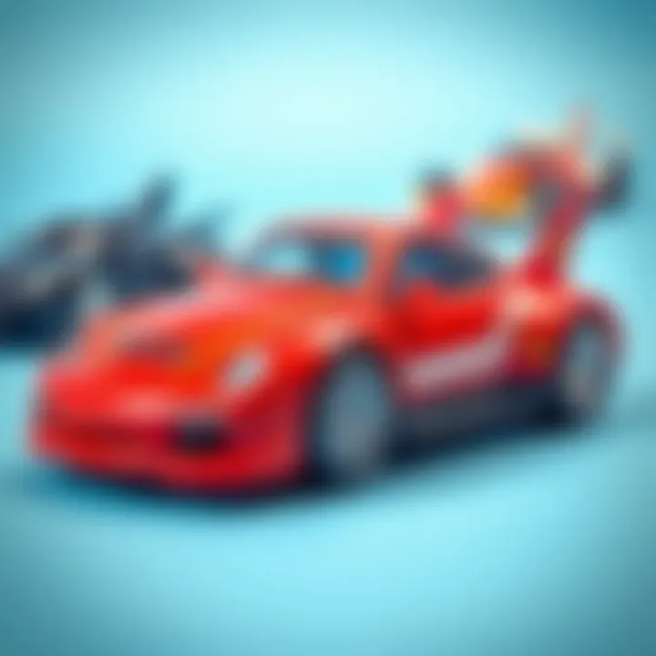 Diverse models of jet cars designed for learning