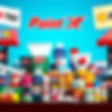 Diverse High-Quality Paint Brands An array of high-quality paint brands displayed elegantly