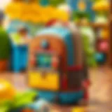 Stylish and practical kindergarten backpack for boys