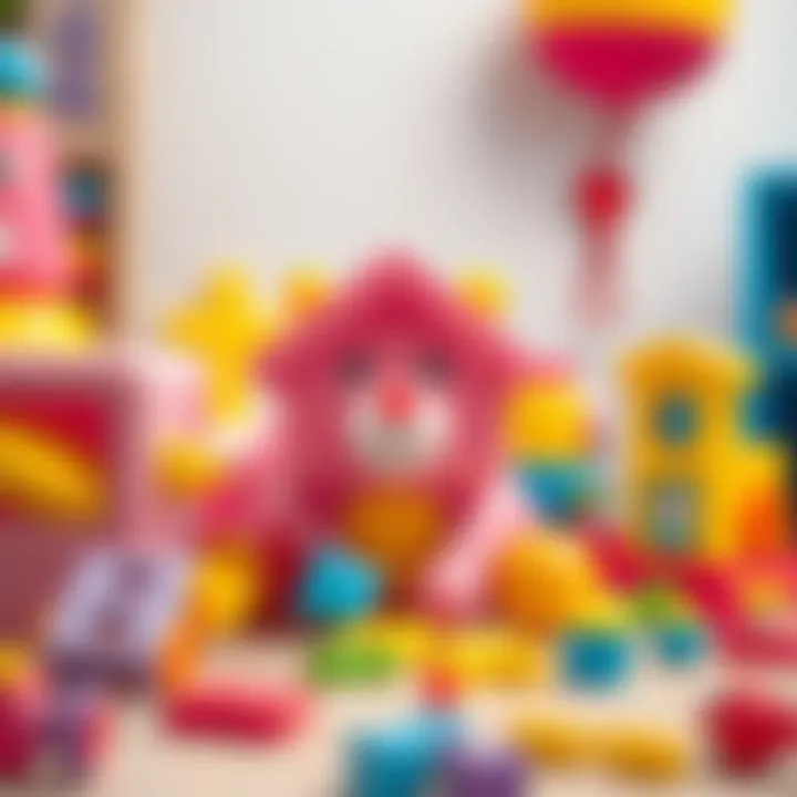 Colorful educational toys for baby girls