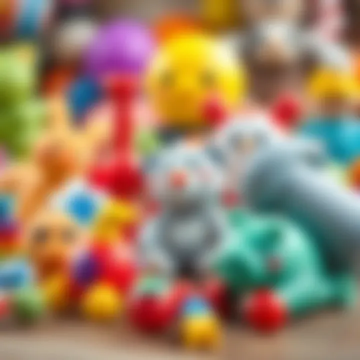 Diverse types of toys that enhance learning