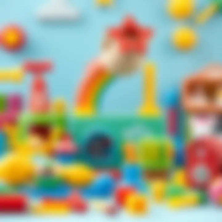 A colorful array of educational toys for girls