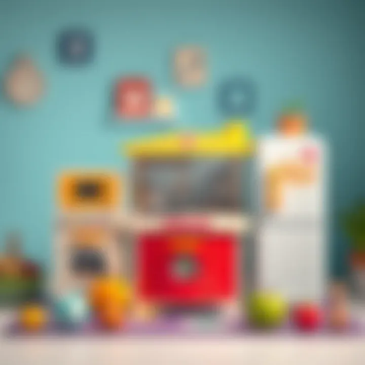 Educational benefits highlighted through small kitchen play