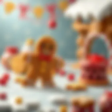 Educational Importance of the Gingerbread Man An educational illustration showcasing the developmental benefits of the gingerbread man