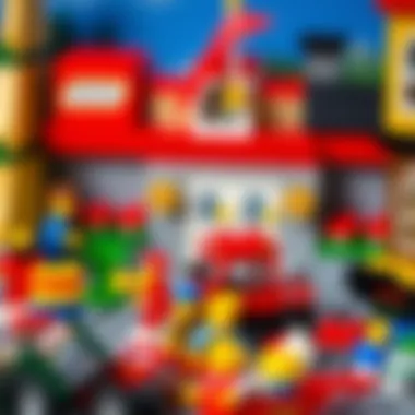 Artistic representation using LEGO pieces