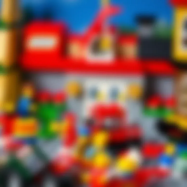 Artistic representation using LEGO pieces