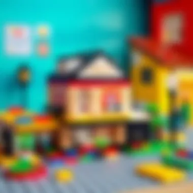 Creative building experience with LEGO bricks