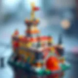 Intricate design of LEGO 10280 set