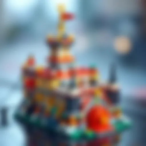 Intricate design of LEGO 10280 set