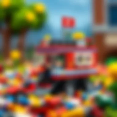 Detailed overview of Lego 21318 design