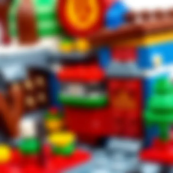 Close-up of Lego 60322 features and details
