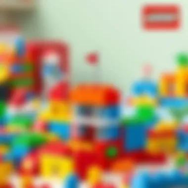 Creative play with Lego blocks