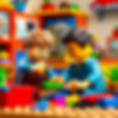 Social interaction during Lego building