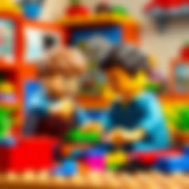 Social interaction during Lego building