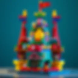 An intricate Lego sculpture showcasing creativity and artistry.