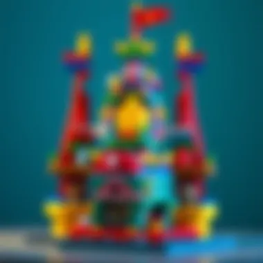 An intricate Lego sculpture showcasing creativity and artistry.