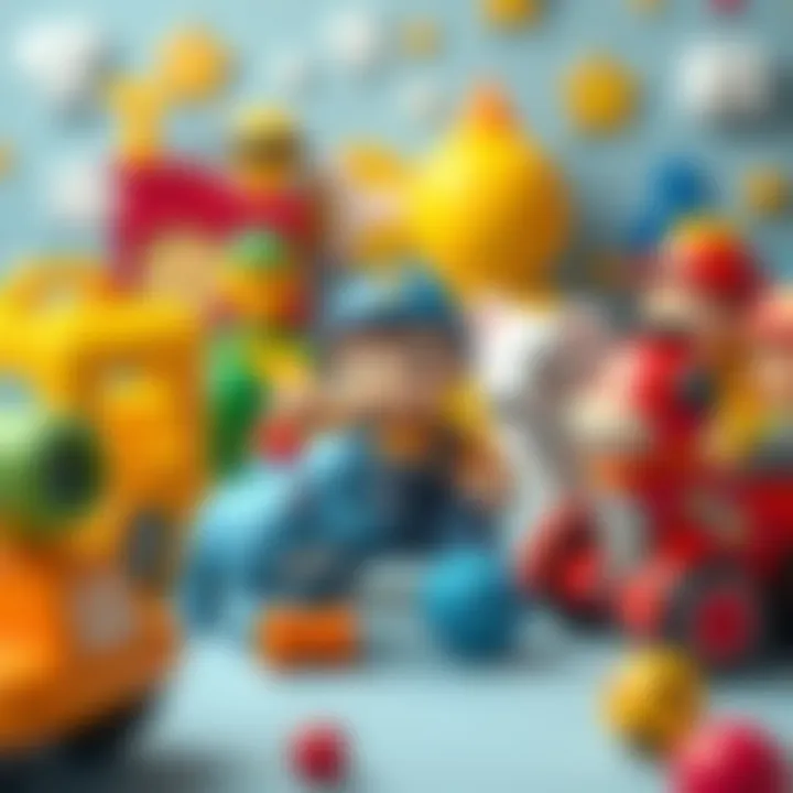 A variety of Locco toys showcasing safety standards