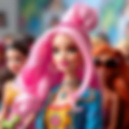 Iconic Barbie doll showcasing diverse styles