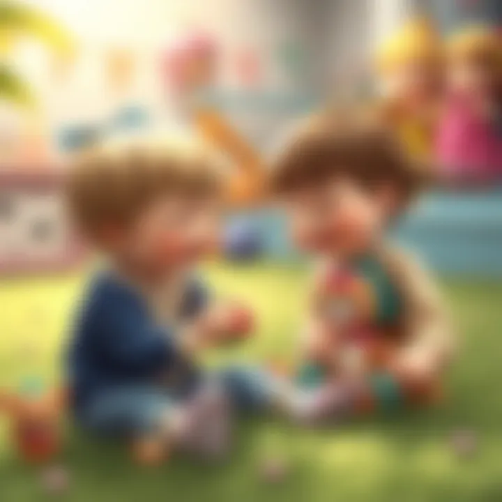 Child playing joyfully with Lol Doll