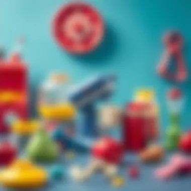 Interactive playtime with mixer toys