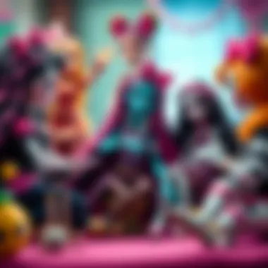 Parents discussing the safety features of Monster High toys