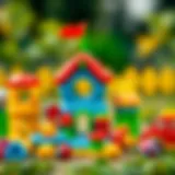 Colorful Obur Sincap toy set promoting childhood development