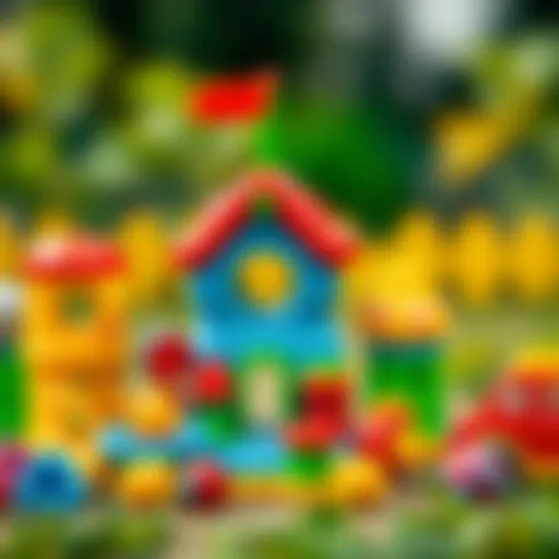 Colorful Obur Sincap toy set promoting childhood development