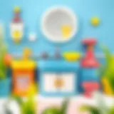 Engaging Toy Sink Set for Enhanced Play Colorful toy sink set for kids