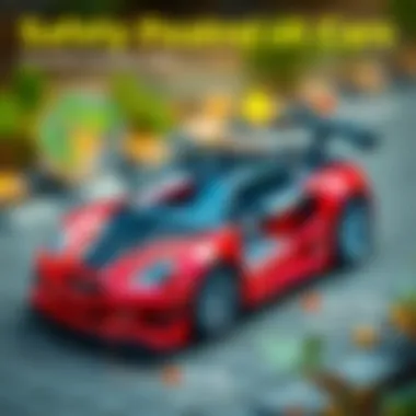 Safety features of remote-controlled cars illustrated with key points