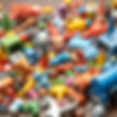 Diverse Age-Appropriate Toys Diverse age-appropriate toys spread out