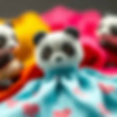 Materials used in panda dresses showcasing quality and safety