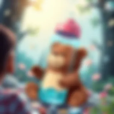 Parents choosing the right bear water bottle for children