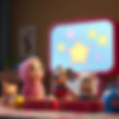 Parents choosing animated content for kids