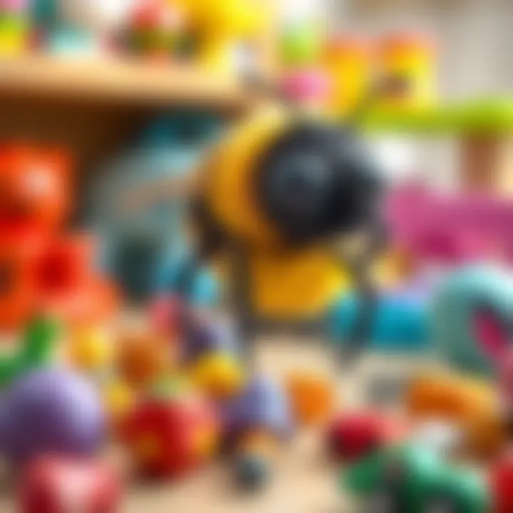 Parents Choosing Educational Toys Parents selecting educational toys for children