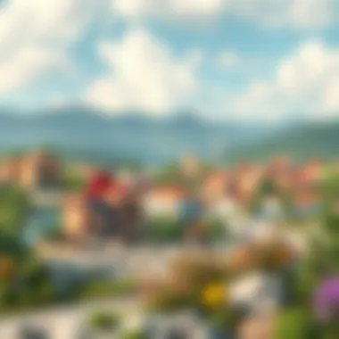 Exploring the Landscape of Parkour Cycling A scenic parkour biking environment