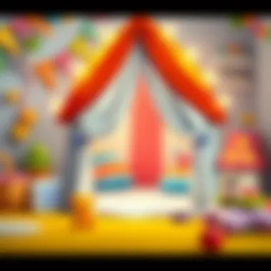 Cozy Environment of Piccolo Mondi Tent A cozy and safe environment created by the Piccolo Mondi play tent.