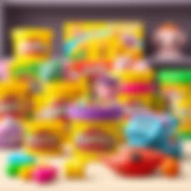 Different Play Doh sets designed for various age groups