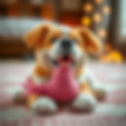 Playful Plush Toy for Dogs Soft plush dog toy for playful moments