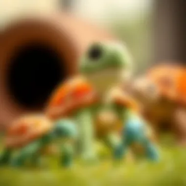 Different designs of plush turtles showcasing their appeal