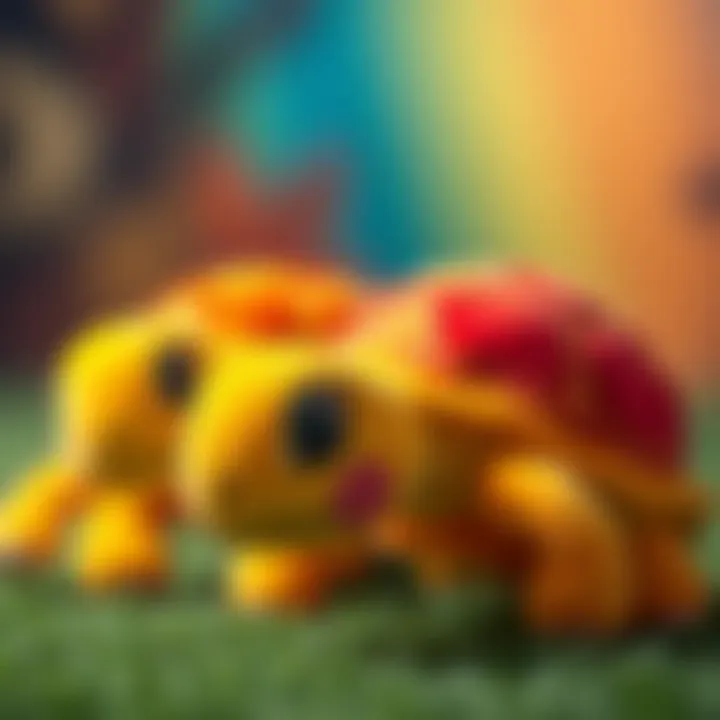 Colorful plush turtles highlighting safety standards