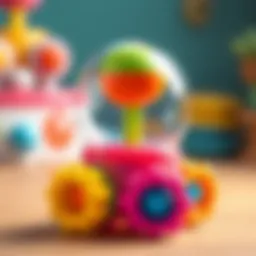 A colorful Popit toy enhancing children's motor skills