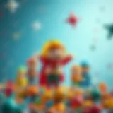 Colorful Rafadan Tayfa figures promoting creativity