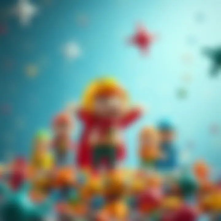 Colorful Rafadan Tayfa figures promoting creativity