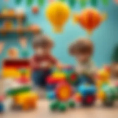 Children engaging in imaginative play with Rafadan Tayfa toys