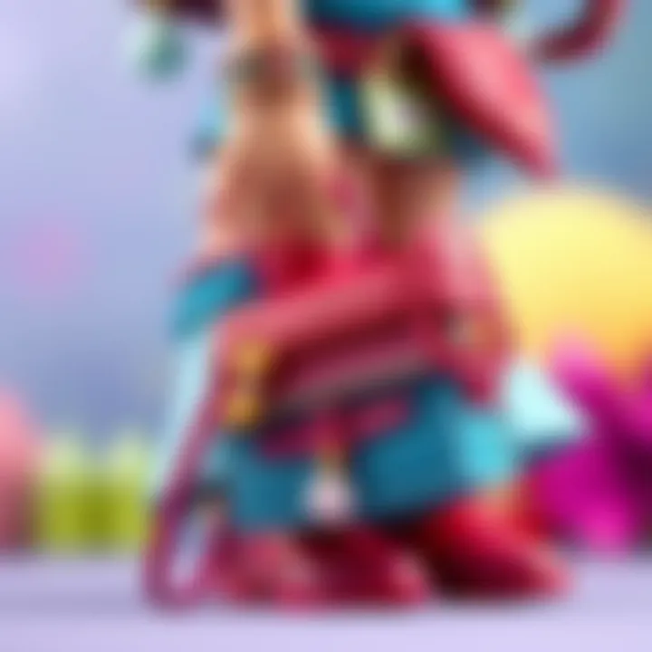 Detailed illustration of Amaya's accessories and design elements