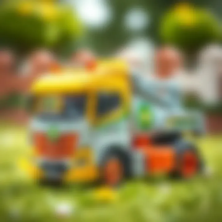 Safe and sturdy BP truck toys for children