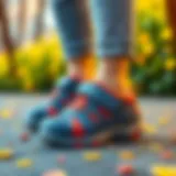 Comfortable children's footwear designed for safety on various surfaces