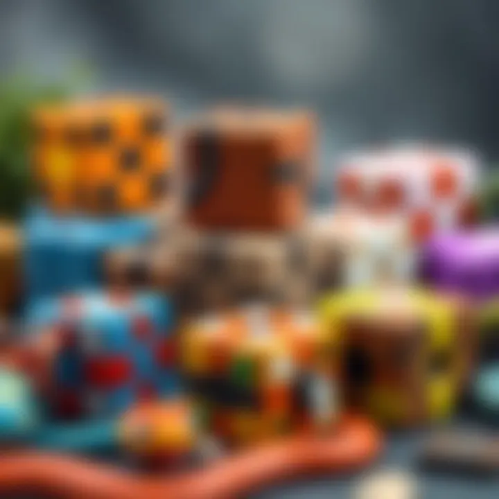 Variety of Snake Cube Types and Materials Different types of snake cubes showcasing various materials