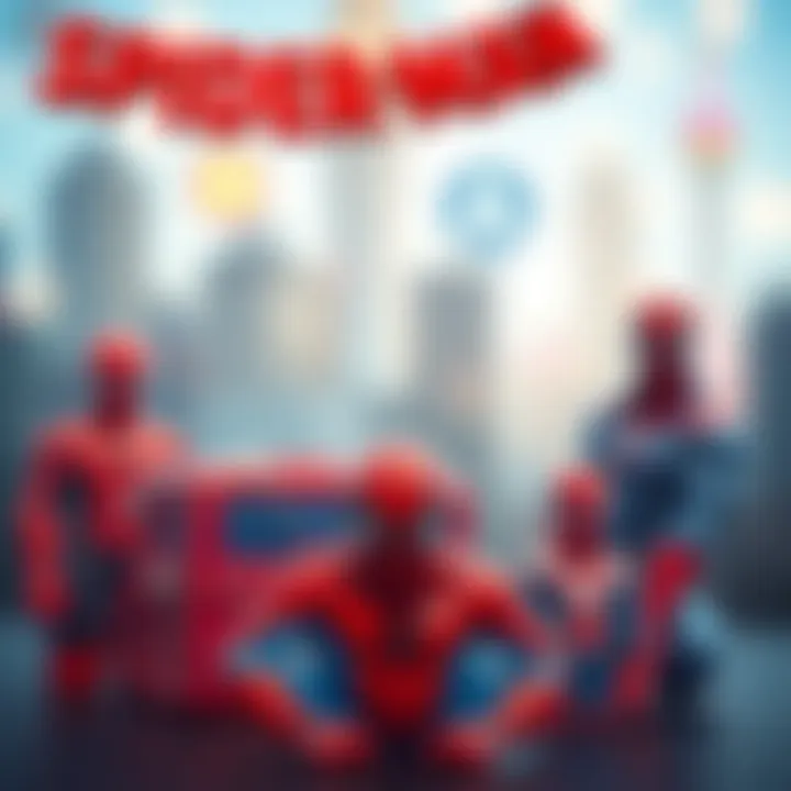 Comparison of different models of Spiderman pencil cases