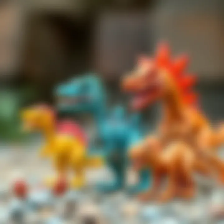 A comparative chart showing various types of dinosaurs with spiky features